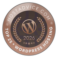 NodeSpace Hosting — 2026 Top 25 WordPress Hosting award badge